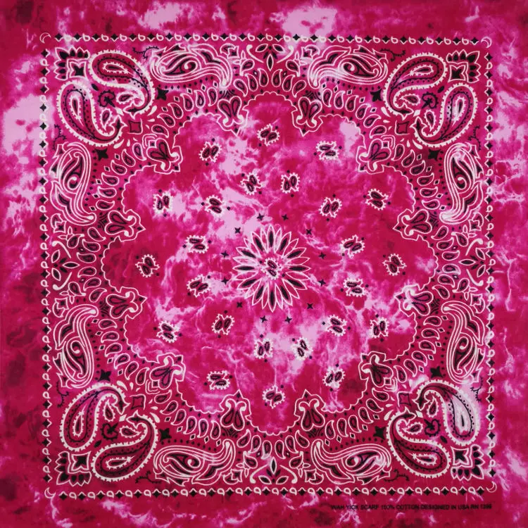 Paisley Pattern Bandana Multipurpose Hip-hop Unisex Neckerchief Headwear/Hair Band Scarf Neck Wrist Wrap Band Headtie for Men