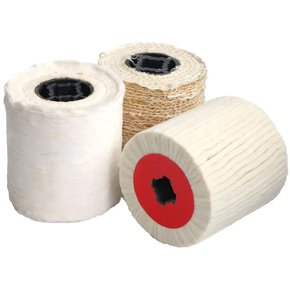 1PC Filc wełniany Tarcza do polerowania drutu Bawełniana tarcza do polerowania 100/120 mm Tarcza do polerowania drutu do maszyny do ciągnienia drutu