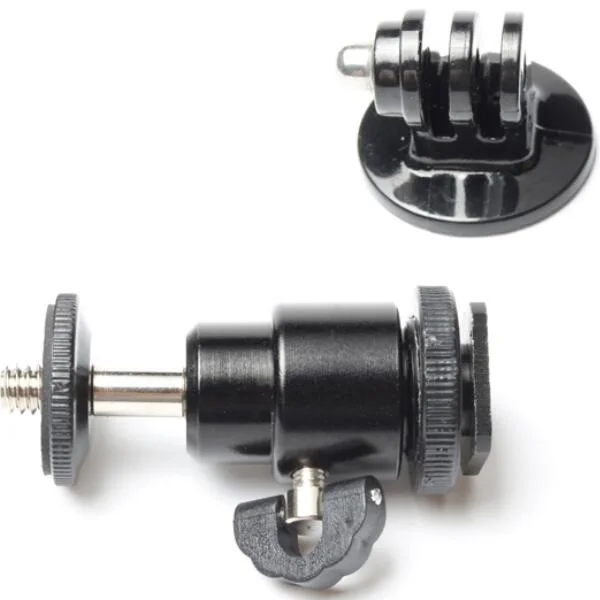 Adaptador de montaje para trípode Clownfish, soporte para zapata de 1/4 pulgadas, tornillo, Clip para teléfono móvil para Gopro, Canon, Nikon, SLR Hero 1312110975   Sj6/8 H9R