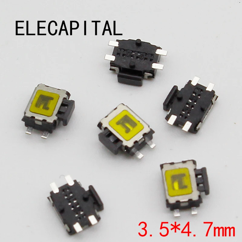 10pcs Micro Switch smd 4pin New Switch Button Key for Mobile Phone