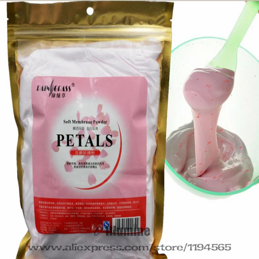 

Natural Rose Petals Soft Collagen Mask Facial Powder Moisturizing Pores Shrink Whitening Beauty Salon Equipment 450g