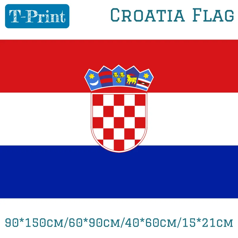 

Croatia Flag 90*150cm/60*90cm/40*60cm 3x5ft National Day / Sports games Sports meeting Gift Flag Banner Decoration