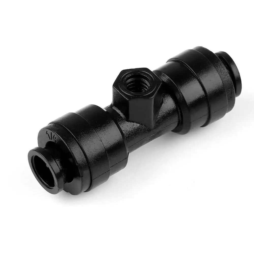 

E040 1/4" Tube OD Plastic Slip Lock Tees (Quick Connect) Misting Nozzle Greenhouse Drip Irrigation Fittings Hose Connector 20 Pc