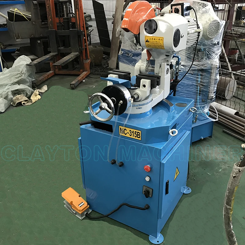 cutting pipe tube machine MC315B metal cutting machine stainless steel square pipe tube cutter