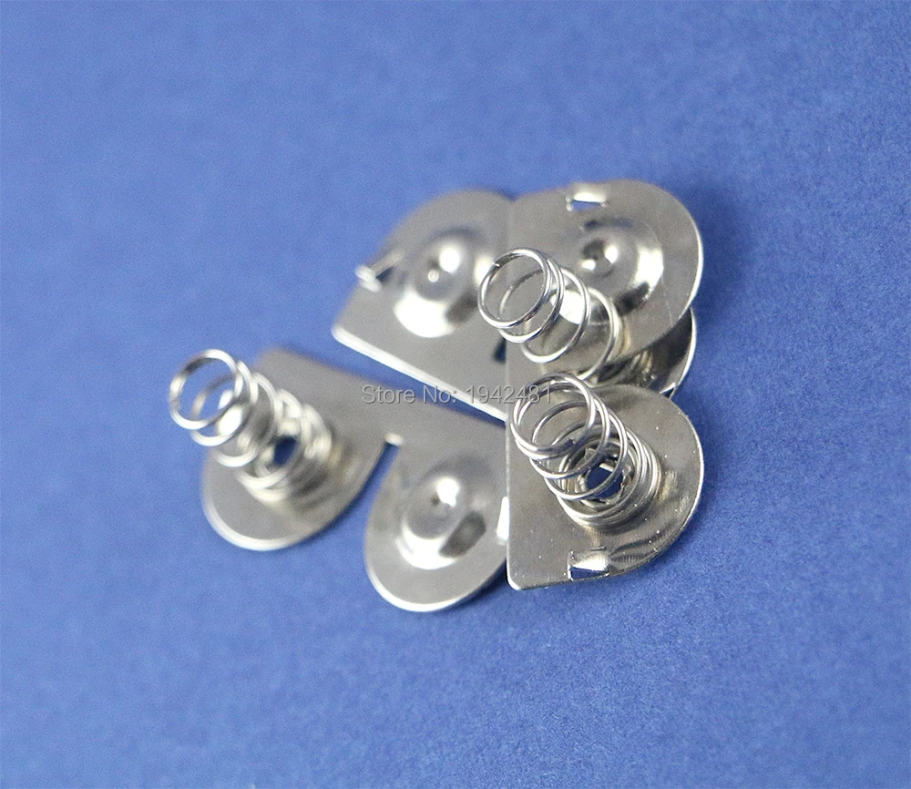 Terminali batteria da 500 pezzi Contatti a molla per supporto batteria alloggiamento GBC per GameBoy Color