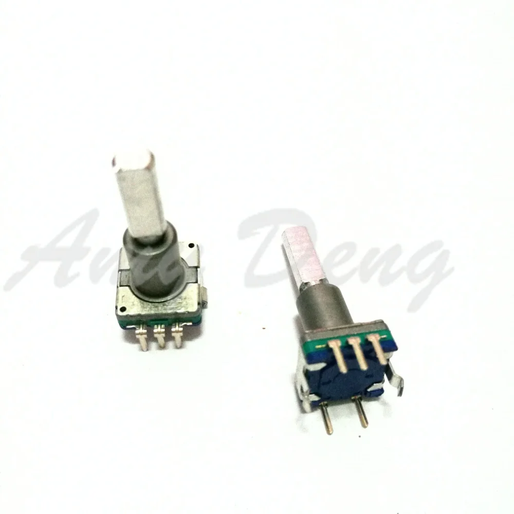 20pcs/lot  Japanese type EC11 encoder with switch 30 posioning number 15 pulse 24MM thin shaft