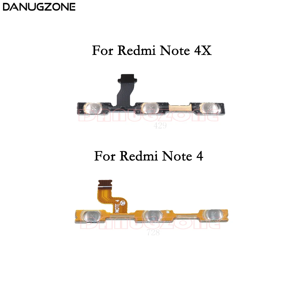 

Power Button On / Off Volume Mute Switch Button Flex Cable For Xiaomi Redmi NOTE 4 / Redmi NOTE 4X