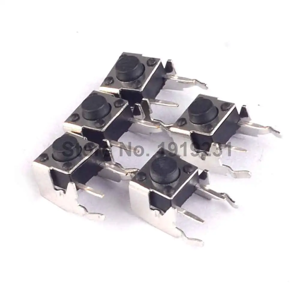 50PCS 6*6*7mm with Frame Micro Switch Short-Touch Switch Button Switch