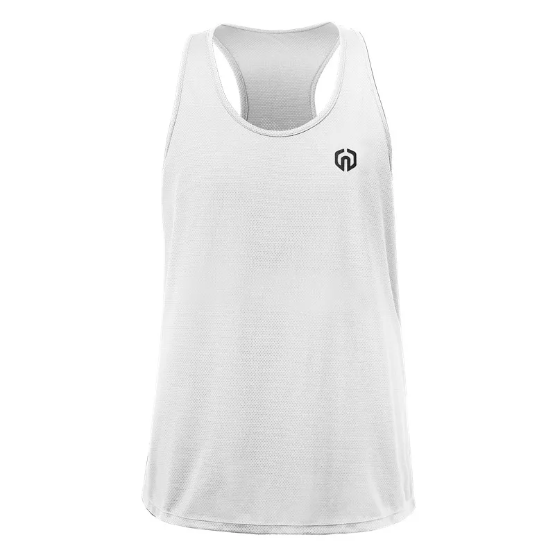 2022 Fitness Tank Top Quickly Dry Sleeveless Gym Clothing Summer Workout Running Vest Sports Shirt Men