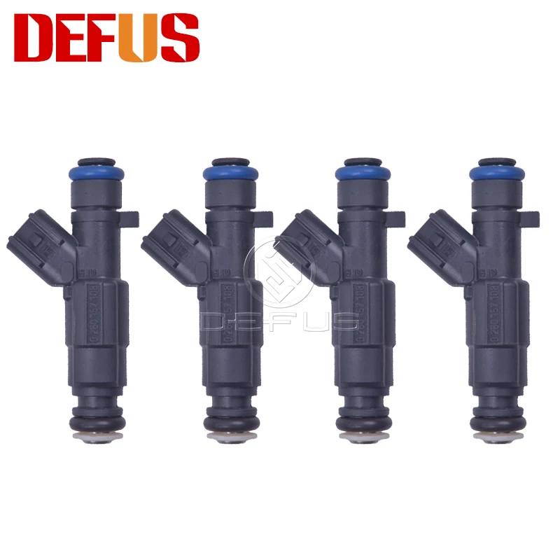 DEFUS 4PCS Fuel Injector OE 0280157108 for Geely Emgrand EC7 M2 M4 C30 Emgrand FLORID for Wuling Hongguang sail Bao Jun NEW