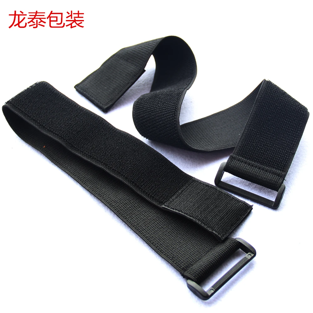 

New 2015 free shipping 2pcs/lot 5cm x 120cm Elastic cable tie nylon strap with plastic buckle Hook and Loop magic Tape