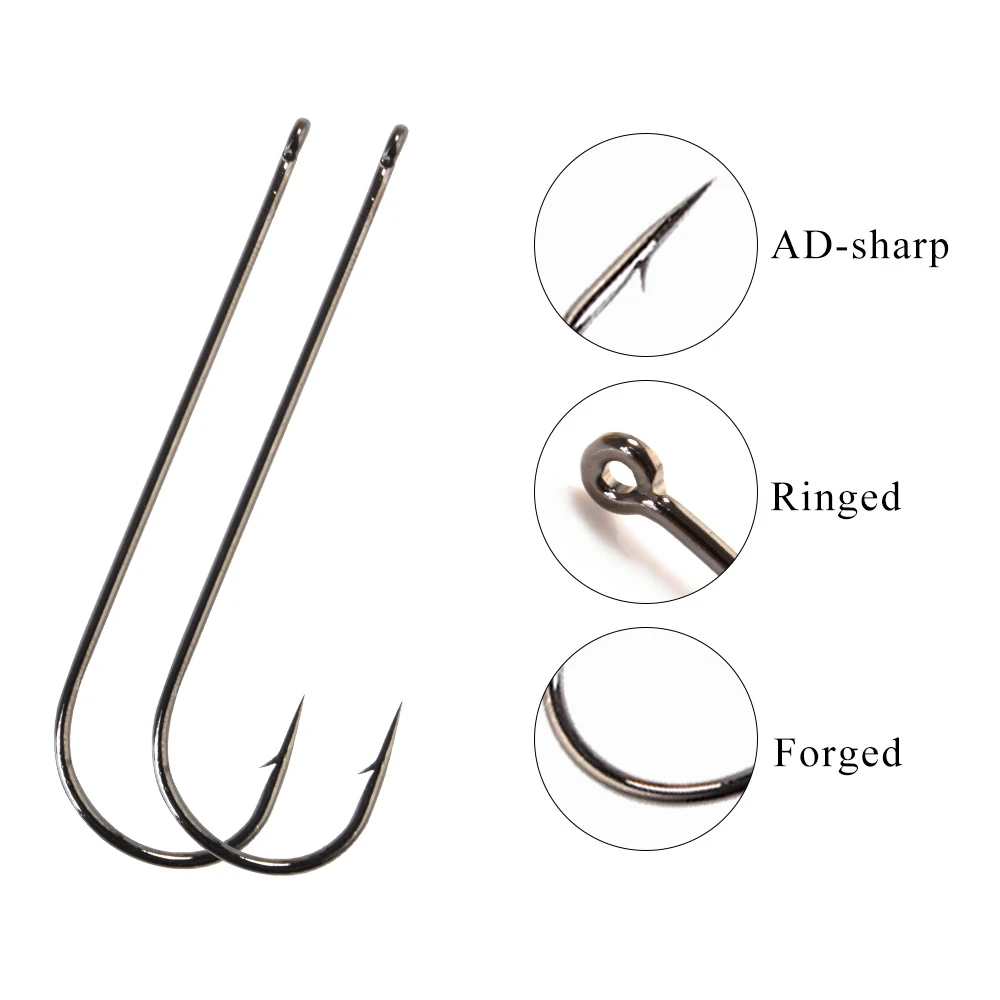 FTK Classic ABERDEEN Sea Fishing Hooks From Japan Ringed Eye High Carbon Steel 5-9Pcs/Pack Size 1-10# 1/0-4/0# Needle Point view 2