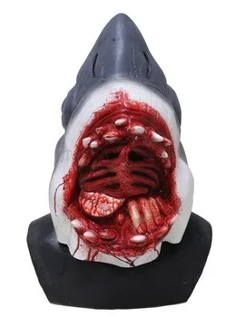 Halloween Mask Shark Latex Mask Animal Head Masks Horror Party Costume Props Masks