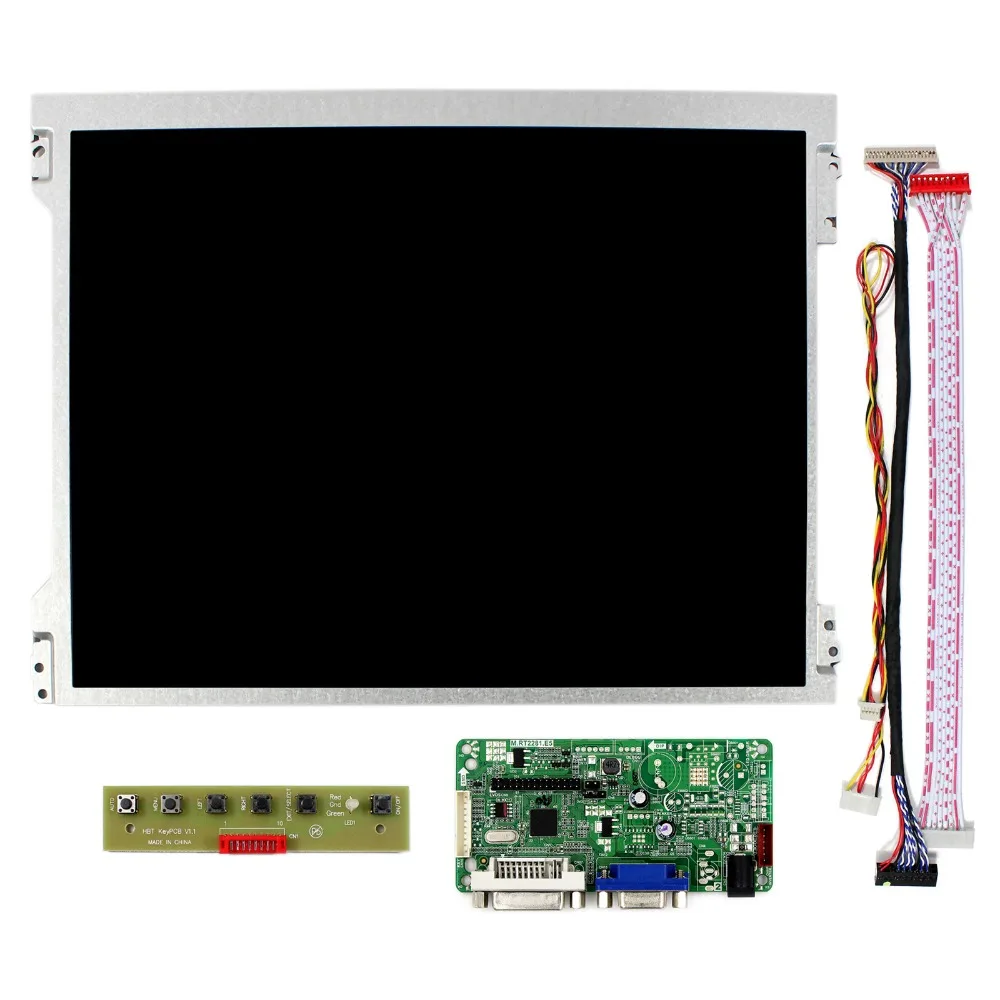 DVI+VGA LCD Controller Board With 12.1inch 1024x768 M121GNX2 LED Backlight LCD Screen