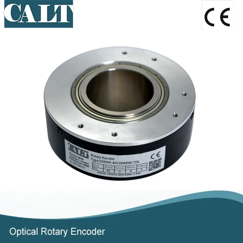 CALT GHH90-40mm Voltage Output Large Hollow Encoder With PC Socket Side Rotary Encoder Used In Automatic Control