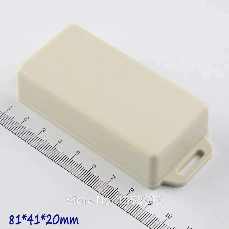 

50 pcs/lot 81*41*20mm plastic instrument box PLC enclosure for electronic wall mount outlet box waterproof small DIY control box