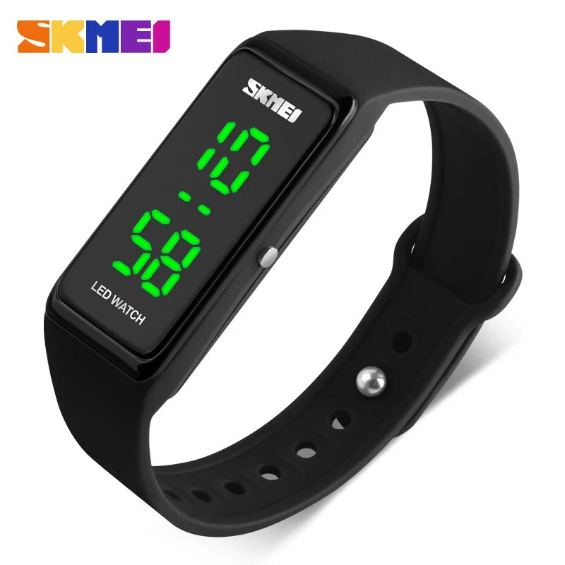 SKMEI LED Simple Women Watch Replacement Strap Ladies Digital Wristwatches Fashion Sport Female Girls Watches reloj mujer 1265