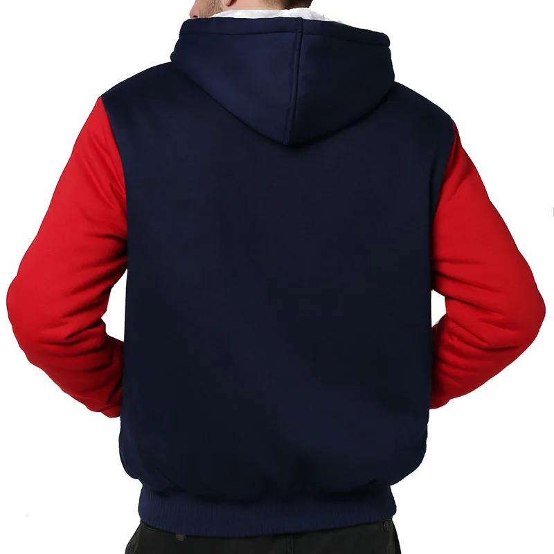 MFERLIER Plus Size Autumn Winter Fleece Hoodie Men 5XL 6XL 7XL 8XL Bust 154cm Casual Large Size Hoodies 4 colors