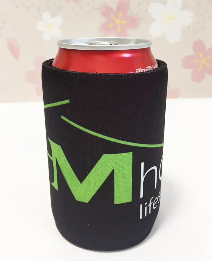 

100 pcs/lot Can Cooler Wedding With Customer Logo Printed Neoprene Can Coolers Bottle Holders For Wine Foods And Beer Bottle