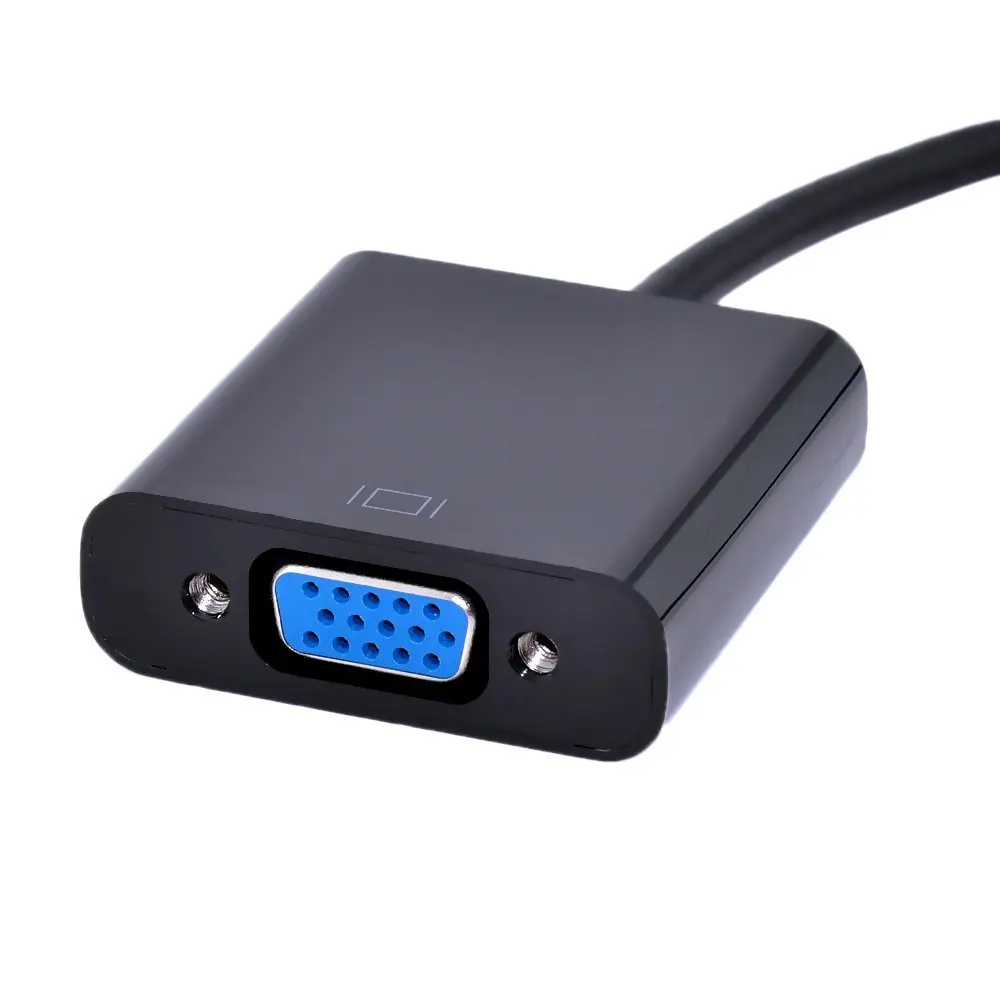 laptop to projector HDMI-compatible to vga cable converter adapter hdmi-vga video convertor hdmi-vga cable male to female