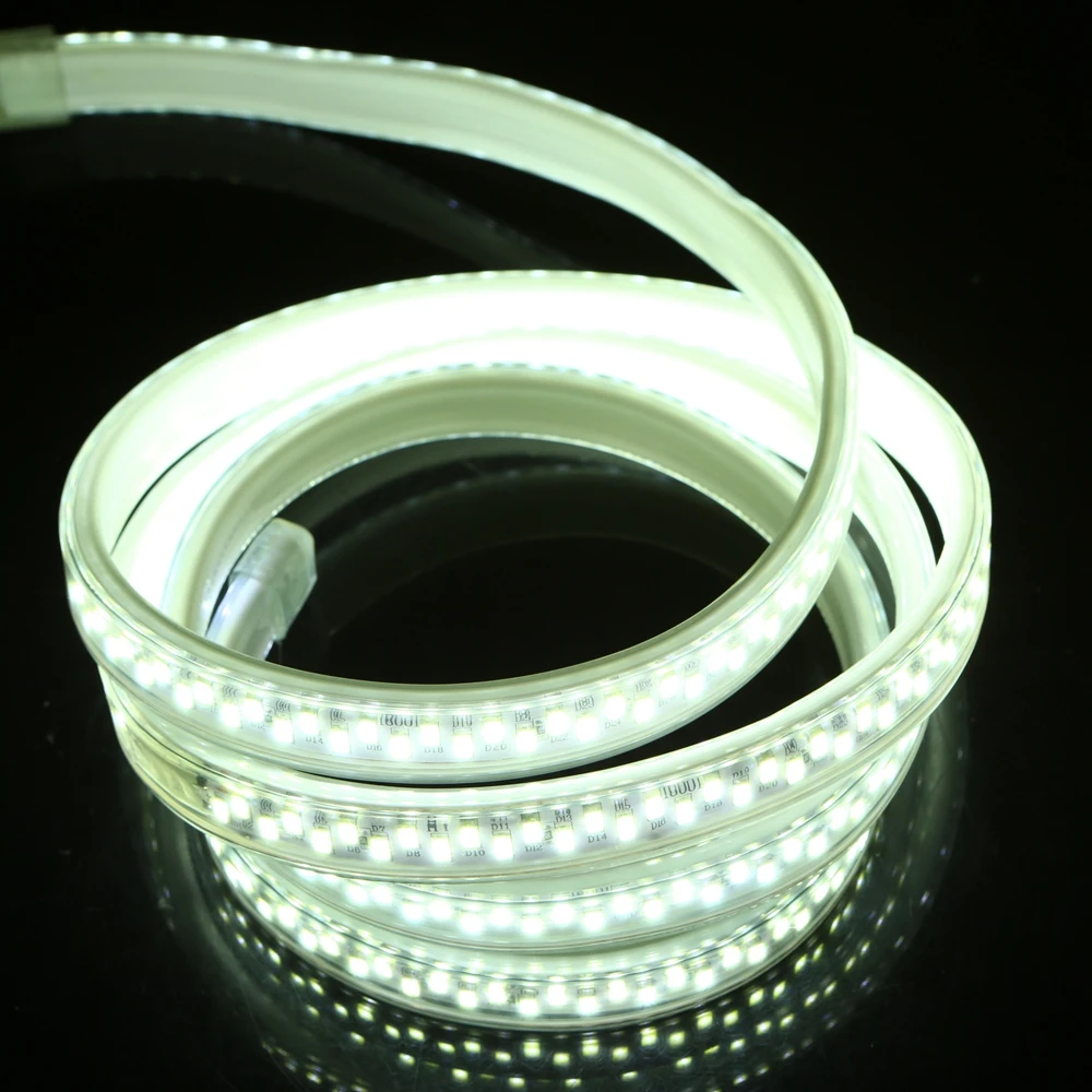 180led/m LED Strip Tape Waterproof  5730 Strips Light SMD 5630 220V 240V With Power Plug White/Warm White 100m 50m 10m 20m