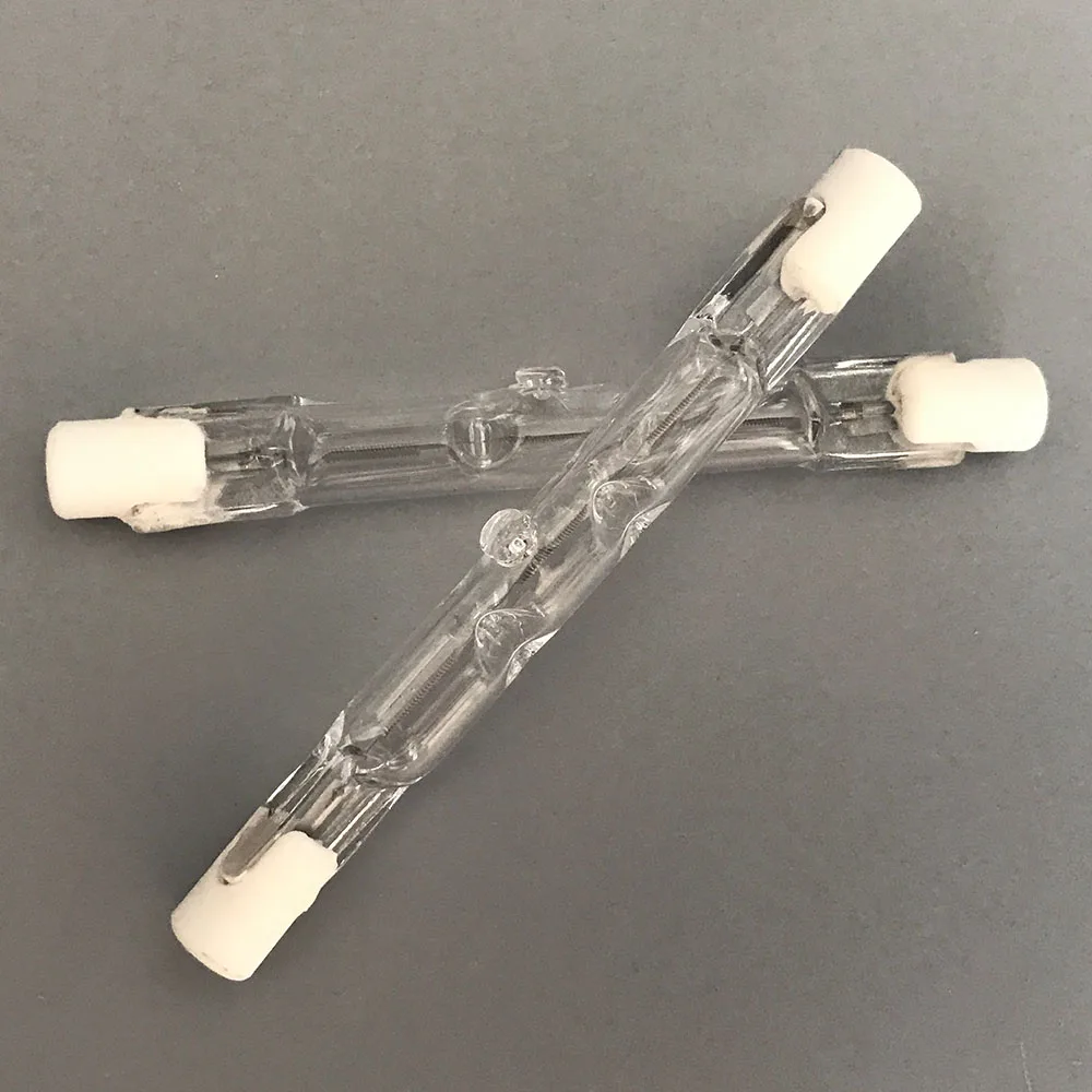 HoneyFly 5pcs J78 Halogen Bulbs Lamp Energy C J78 220V 80W 120W R7S Double Ended Filament Flood Light Quartz Tube