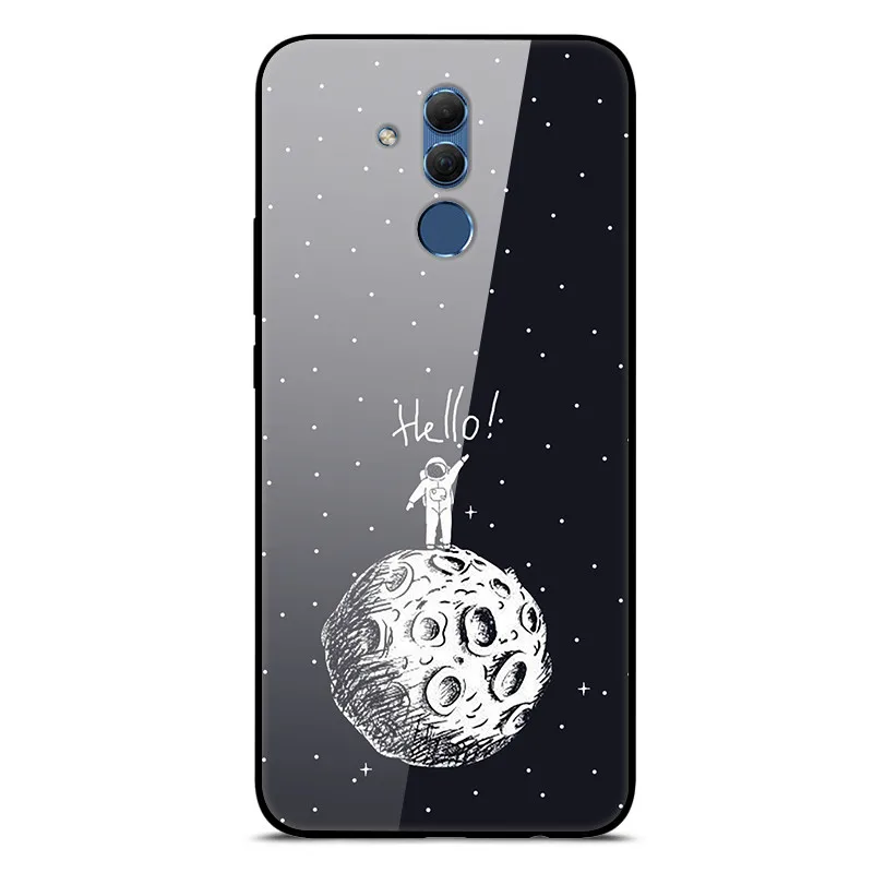 Mate20 Lite Case on For Huawei Mate 20 Lite Cases 6.3 Tempered