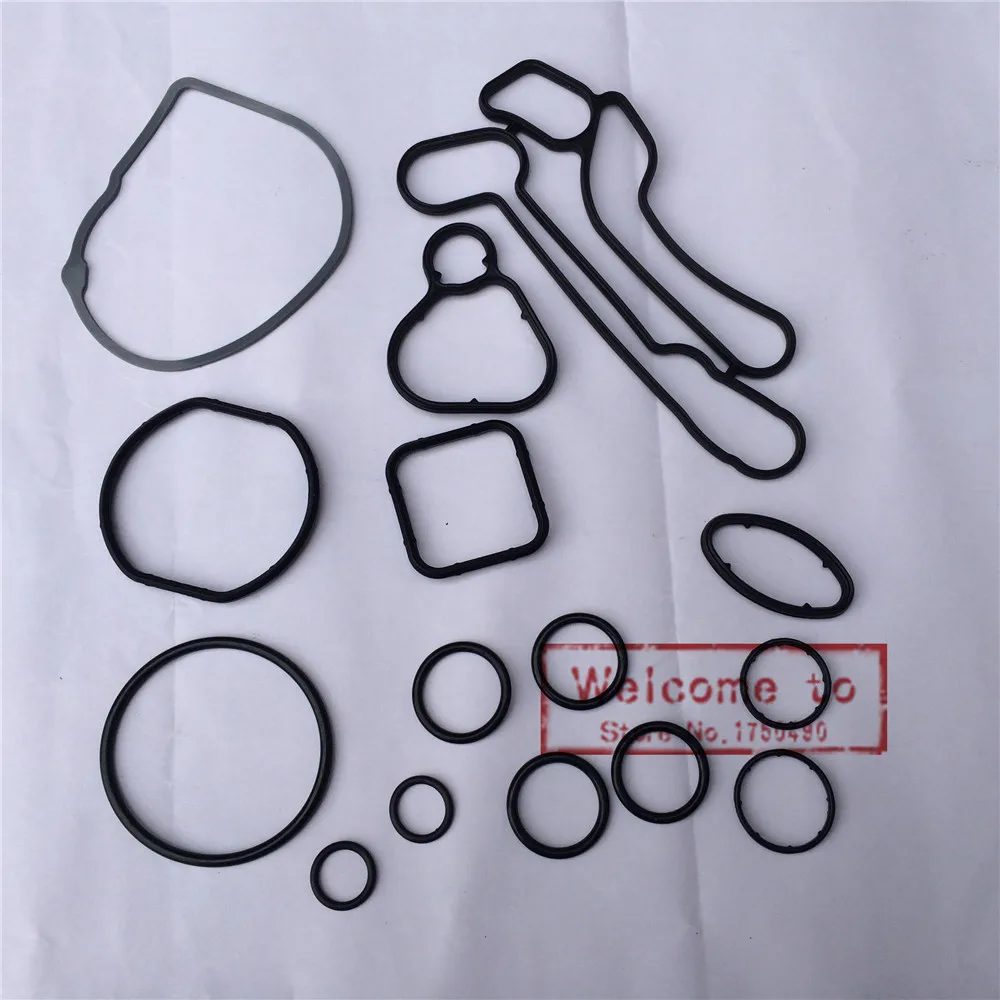 

(15pcs/set)Oil Radiator Seal Cooling System Replacement Kit Gasket For Chevrolet CRUZE Sonic OPEL Astra Zafira Sonic Aveo G3