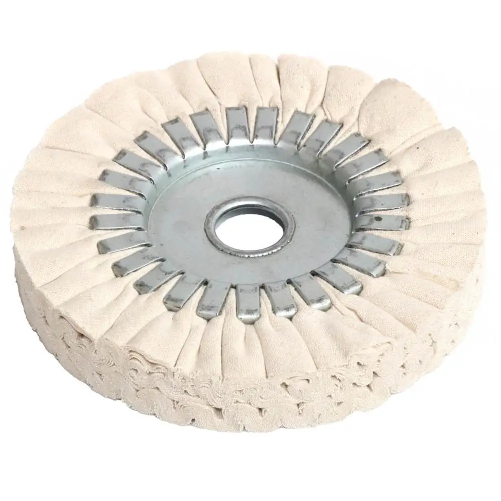 

1pc 6" Cotton Airway Buffing Wheel 150*22 mm Cloth Open Bias Polishing Buffs Wheel 150x14mm White