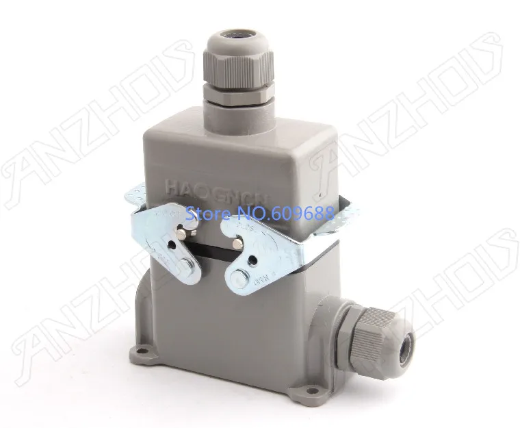 Aviation plug,Heavy Duty connector,Socket Plug Rectangle HDC-HE-010-4 10pins 16A