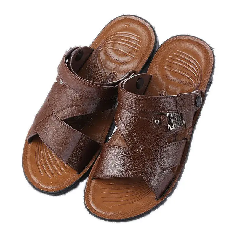 summer new sandals casual outdoor breathable non-slip wear-resistant beach drag male mens sandals summer