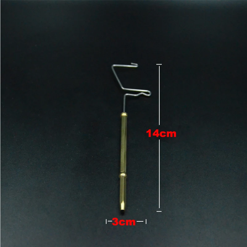 CONTEMPLATOR 1piece fly fishing half hitch rotary whip finisher practical subtle tool handle knot brass fly tying durable device