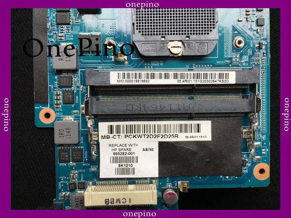 665282-001 fit for DV6 DV6-6000 laptop motherboard FS1 fully tested working