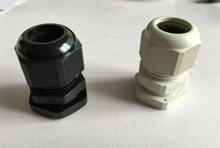 10PCS PG7 Nylon cable waterproof connector plastic cable fixed head