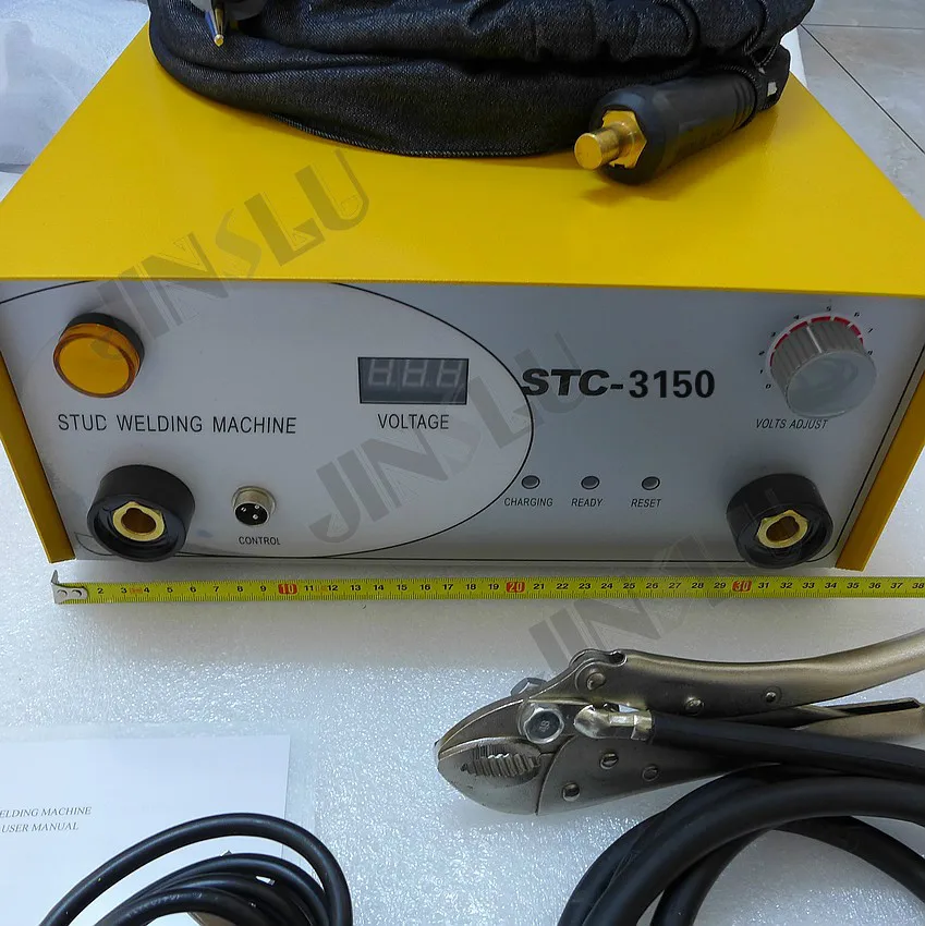 220V STC-3150 CD Capacitive Energy Storage Stud Welder Capacitor Discharge Stud Welding Machine  With Stud Torch and Accessories