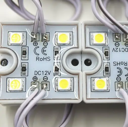 

DC12V 5050 4 LED Modules IP68 Waterproof LED Modules Yellow/Green/Red/Blue/White/Warm White