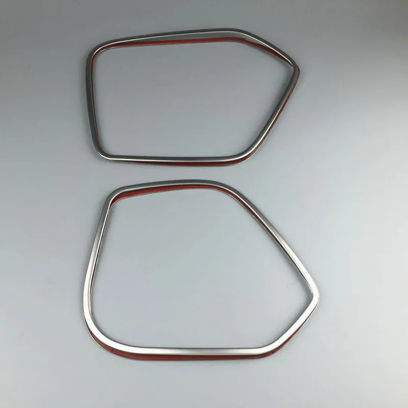 Stainless Steel Car Door Audio Speaker Frame Decoration Cover Trim 4Pcs For Audi Q3 2013-2017 Auto Interior Accessories