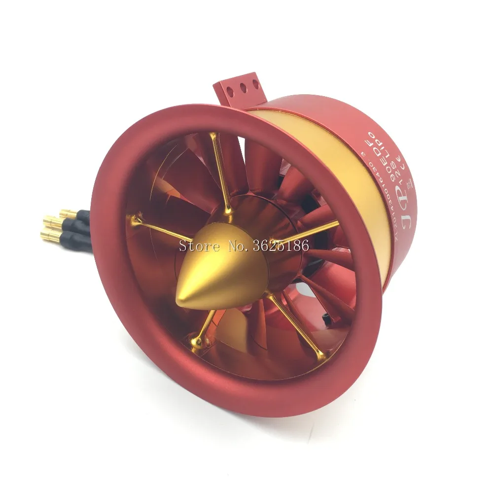 1 set EDF Full Metal Ducted Fan JP 90mm with three Choice Motor 4250  KV1750 6S KV1330 8S 10S KV1050 12S motor for jet RC