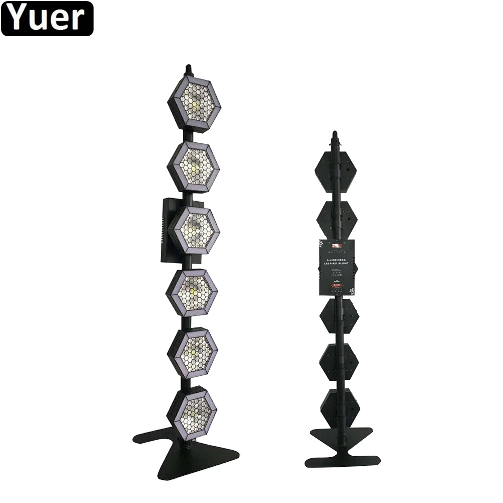 

2019 New Square LED Gentlemen Retro Star Lamp COB Lamp Beads 6X100W Warm White / Cold White LED Music Light For Disco DJ Stage