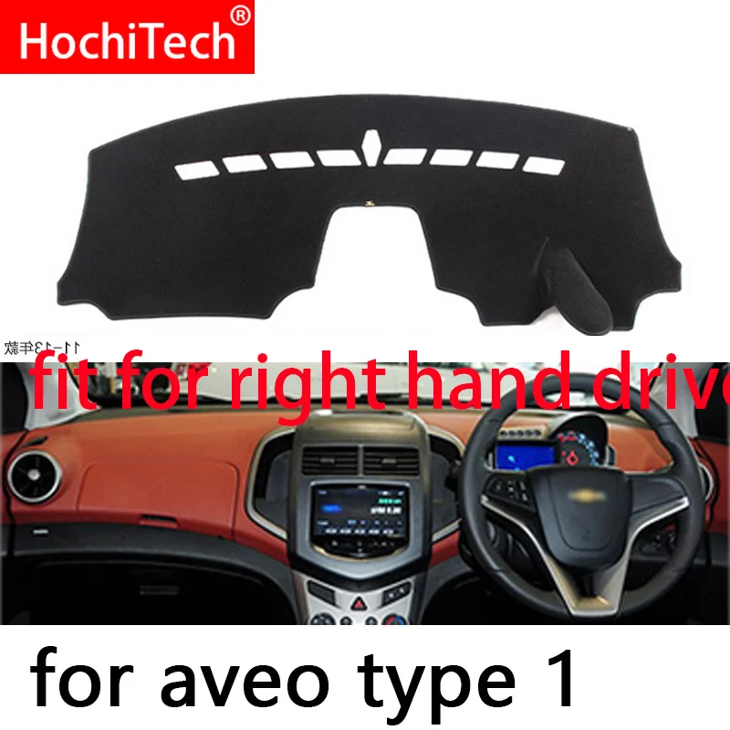 For Chevrolet Aveo Sonic 2012-2016 Right and Left Hand Drive Car Dashboard Covers Mat Shade Cushion Pad Carpets Accessories