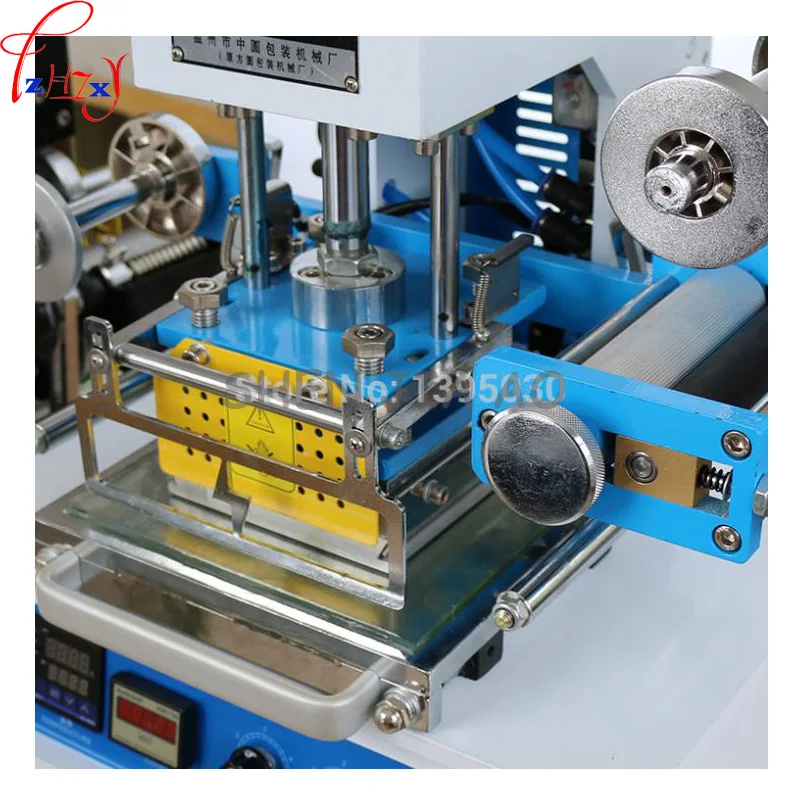 ZY-189E Leather Hot Stamping Machine Leather LOGO Creasing Machine Pressure Words Machine LOGO Stampler Name Card Stamping