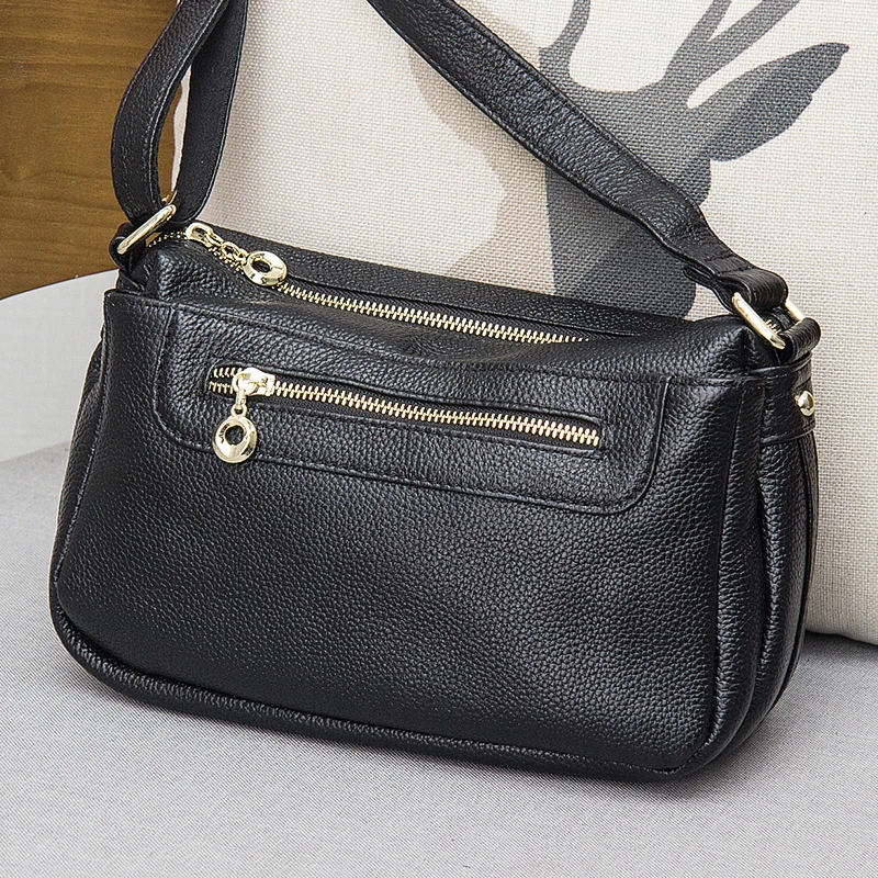 2020 Genuine Leather Messenger Bags for Women Small Crossbody Bag Female Lady Shoulder Bags Handbags bolsa feminina sac a main