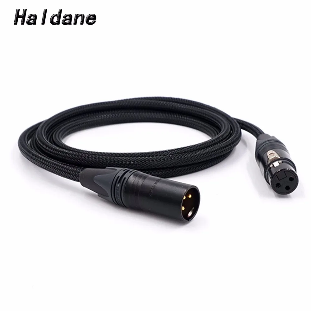 

Free Shipping Haldane 3pin XLR Male to XLR Female Audio Adpter Cable 3 Pin XLR Connectors Microphone Cable with NEUTRIK plug