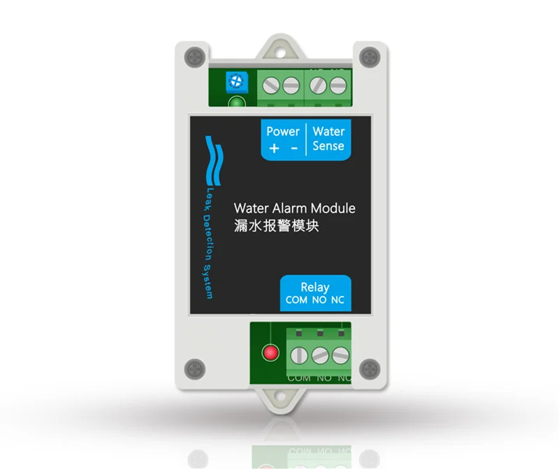 Water leakage alarm controller kitchen water channel garage water immersion detection module fish tank full water level alarm