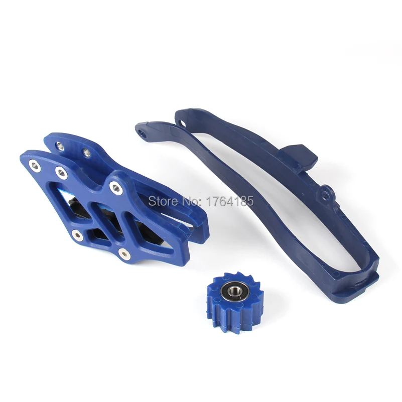 New Chain Slider Swingarm Guide Lower Roller + Rear Chian Guide Guard Kits For WR250F WR450F YZ250F YZ450F