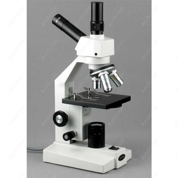 Biological Dual-View Compound Microscope--AmScope Supplies 40x-400x Biological Dual-View Compound Microscope