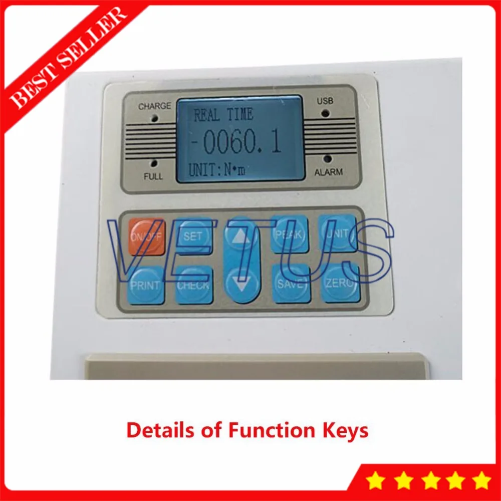 Torque wrench Tester Meter Digital Torquemeter Torsion Gauge with three measurement unit switch without printer ANL-2000