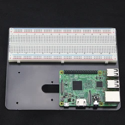 Acrilico trasparente Piastra di Montaggio per UNO R3 Piattaforma Sperimentale compatibile per 2560 Raspberry Pi 4B 3B + 3B 2B