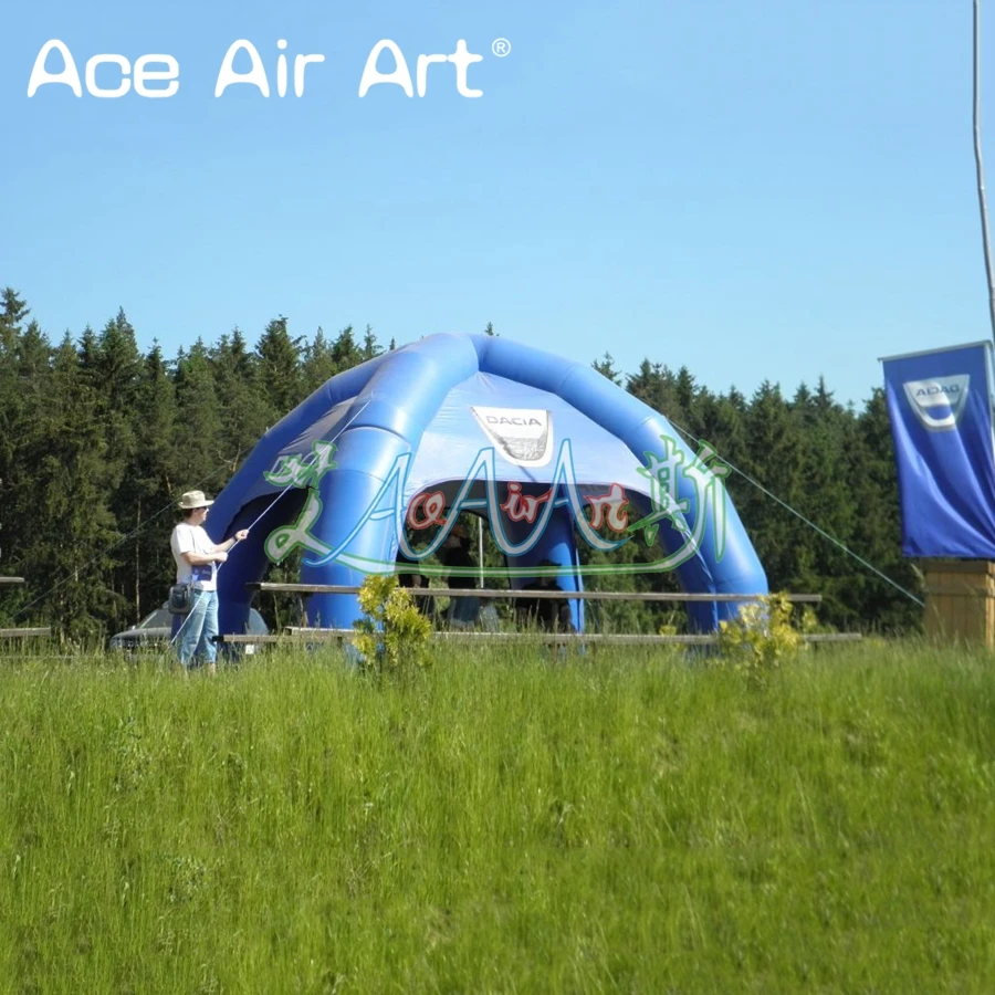 Mooi opblaasbare spinnentent, koepelvormige spinnentent, grootplaatsen en evenementenstation te koop