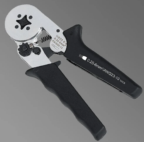 HSC8 6-4B MINI-TYPE SELF-ADJUSTABLE CRIMPING PLIER 0.25-6mm2 terminals crimping tools
